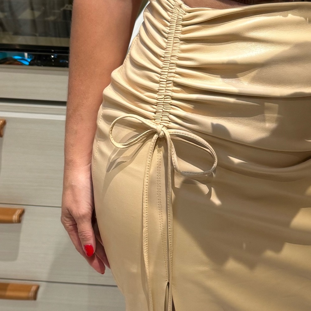 Nanushka Malorie Faux Leather Midi Skirt - Picture 6 of 10